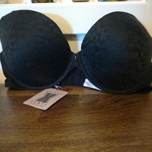 Savage x Fenty Leopard Push Up Bra 36 DDD
